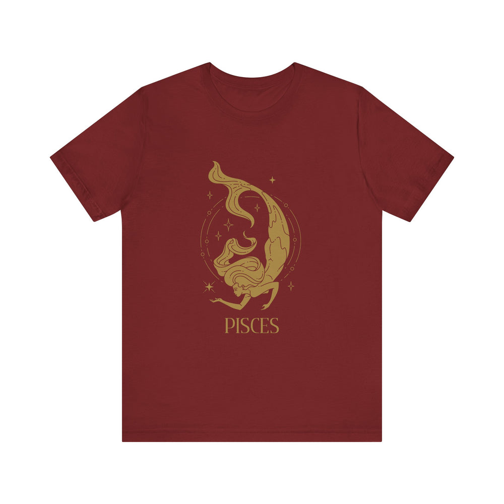 Pisces Constellation Zodiac Unisex Jersey Short Sleeve Tee