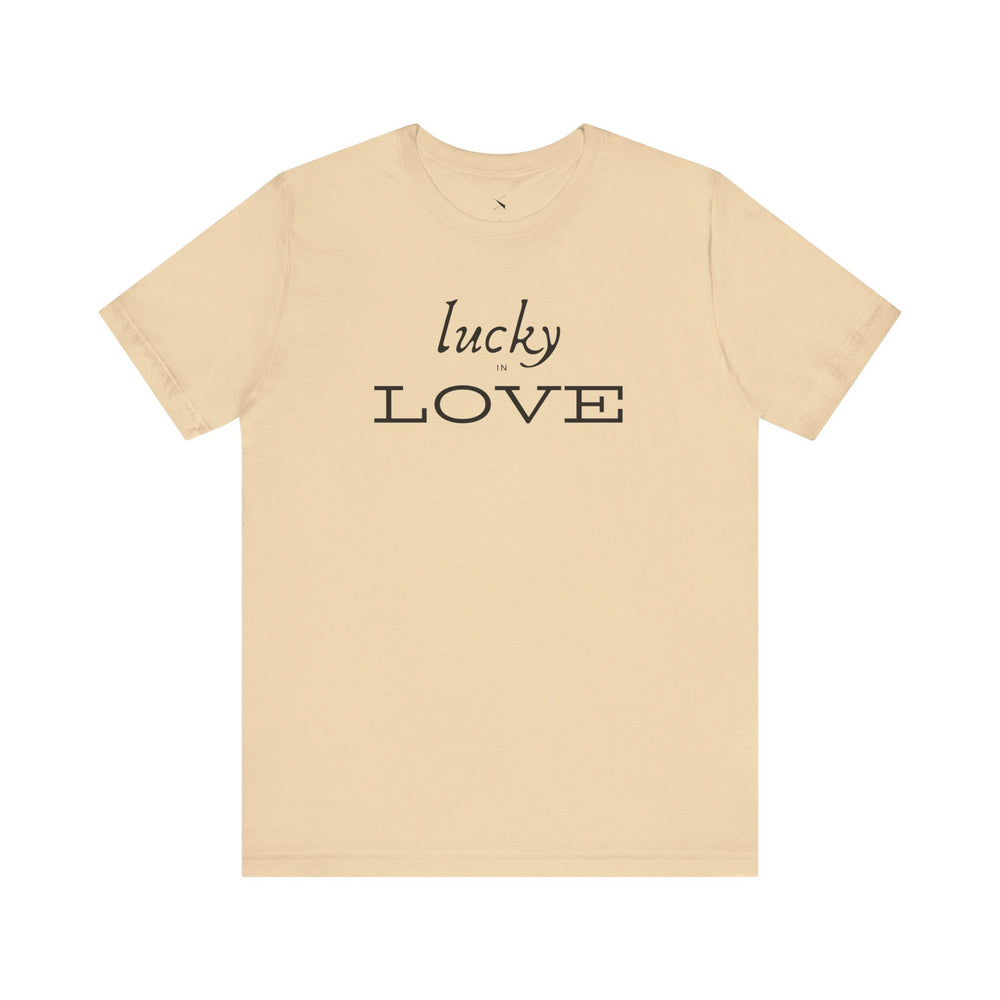 Lucky In Love Jersey Short Sleeve Tee