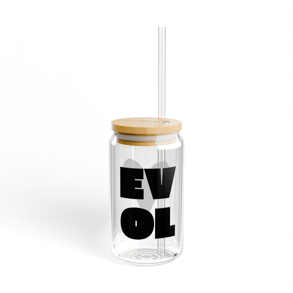 EVOL Heart 16oz Sipper Glass – Sip with Love