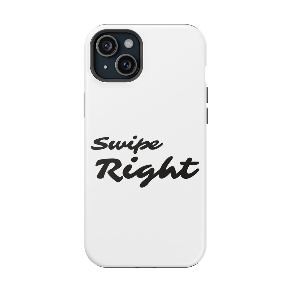 Swipe Right iPhone 16, 15 Magnetic Tough Cases - A Perfect Match for Your iPhone