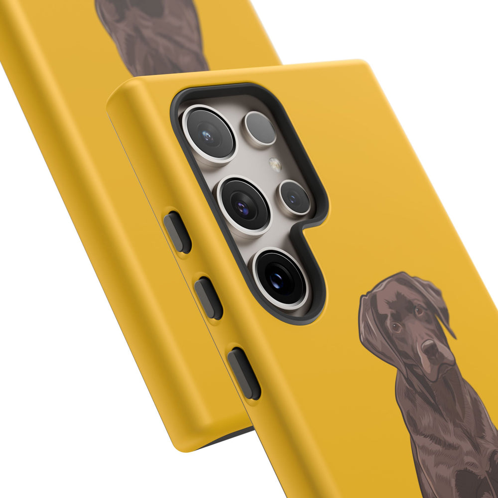 Chocolate Lab Protective Phone Case