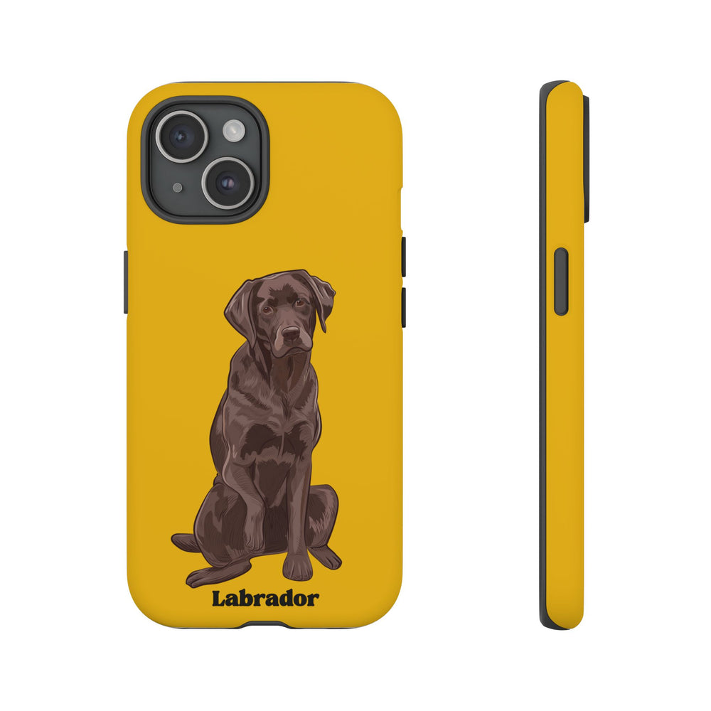 Chocolate Lab Protective Phone Case