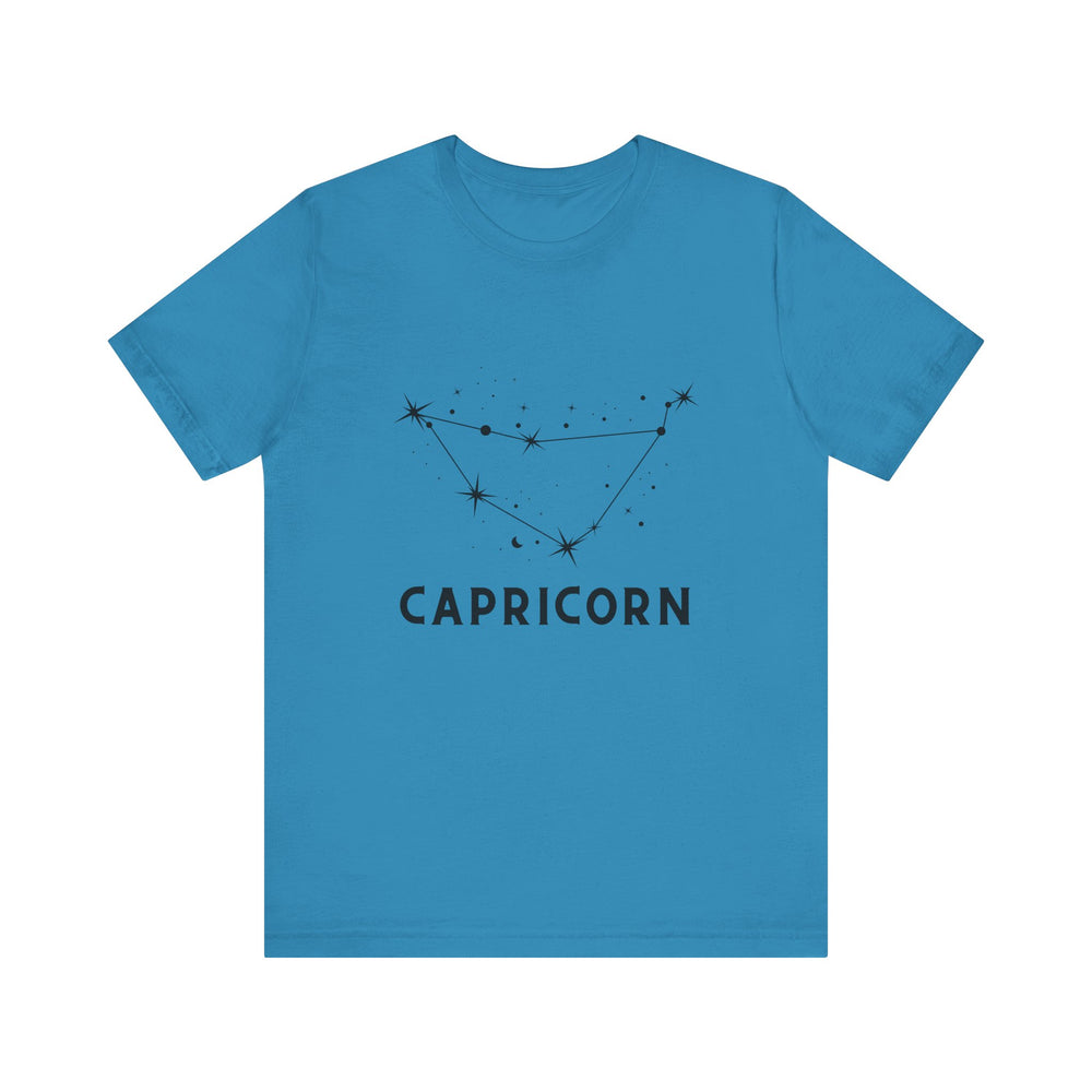 Capricorn Sea Goat Constellation Zodiac Unisex Jersey Short Sleeve Tee