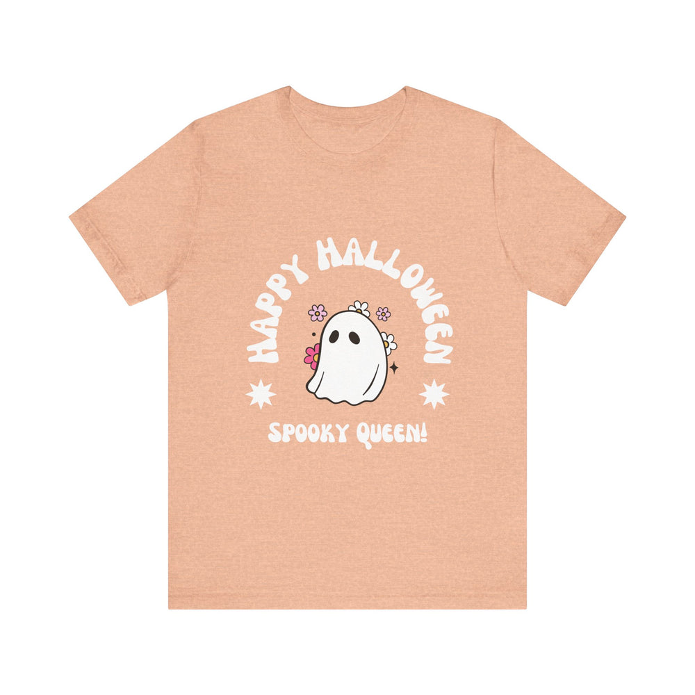Happy Halloween Spooky Queen Unisex Jersey Short Sleeve Tee