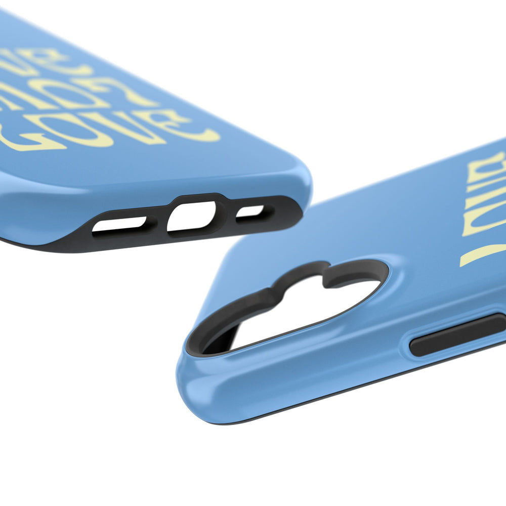 💙💛 Love Love Love – Blue & Yellow Magnetic Tough iPhone Case 💛💙
