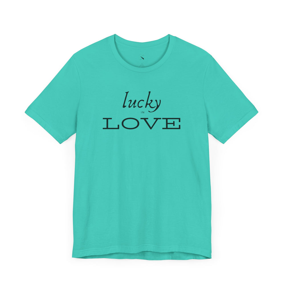 Lucky In Love Jersey Short Sleeve Tee