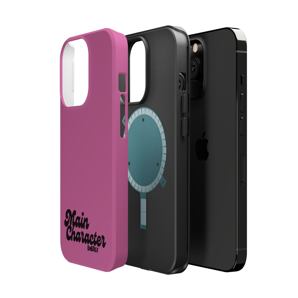 Main Character Energy Pink Edition Magnetic Tough iPhone 16, 15, 14, 13 Pro & Max Cases