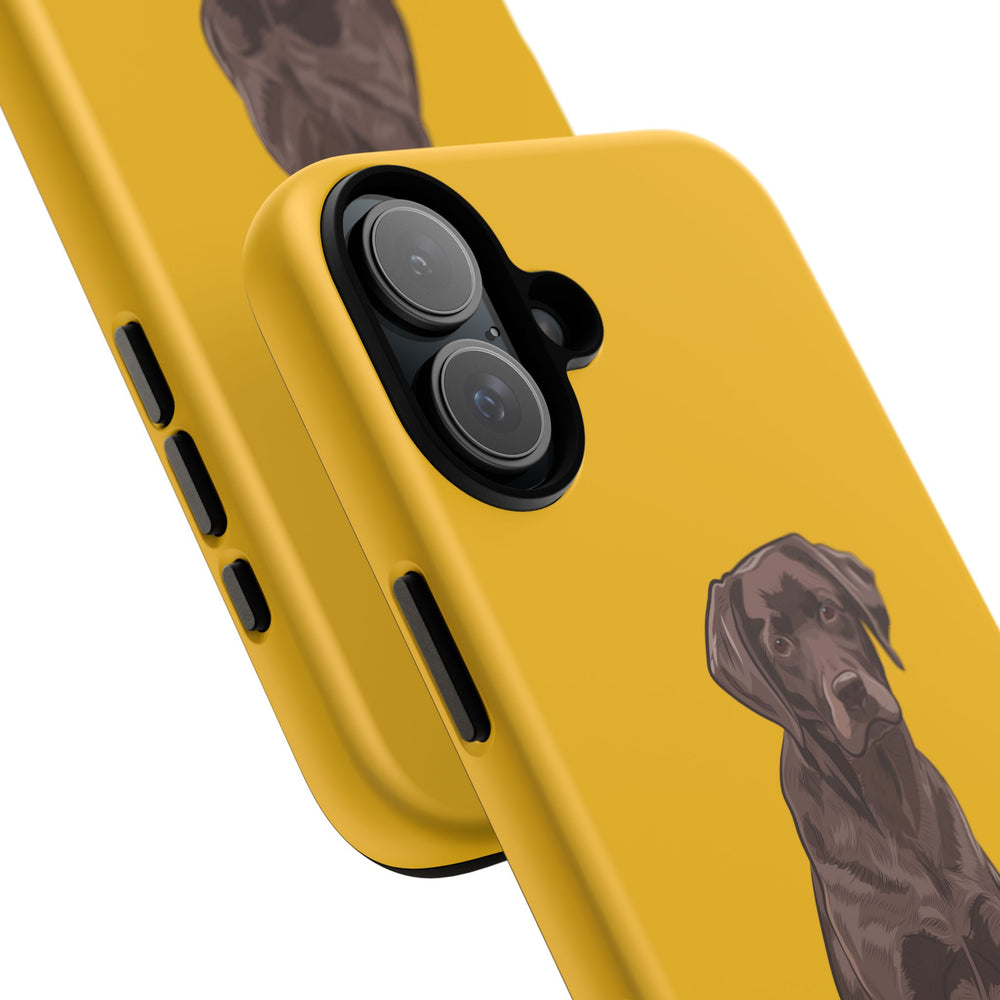 Chocolate Lab Protective Phone Case