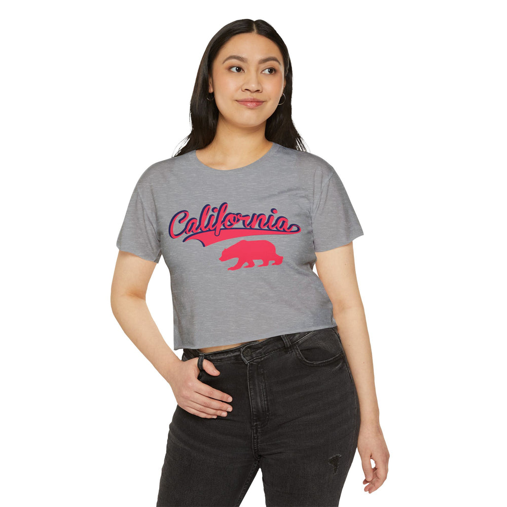 California Bear Women's Festival Crop Tee