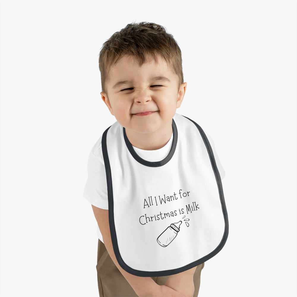 All I Want For Christmas is MILK! Bib