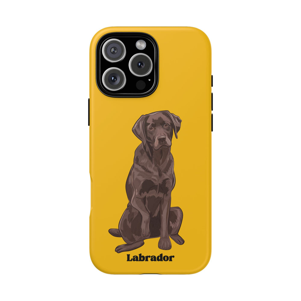 Chocolate Lab Protective Phone Case