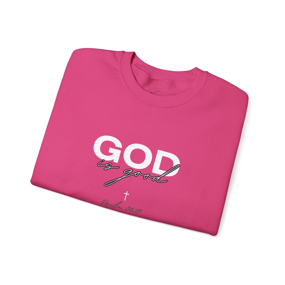 God Is Good - Psalms 34:18 - Crewneck Sweatshirt