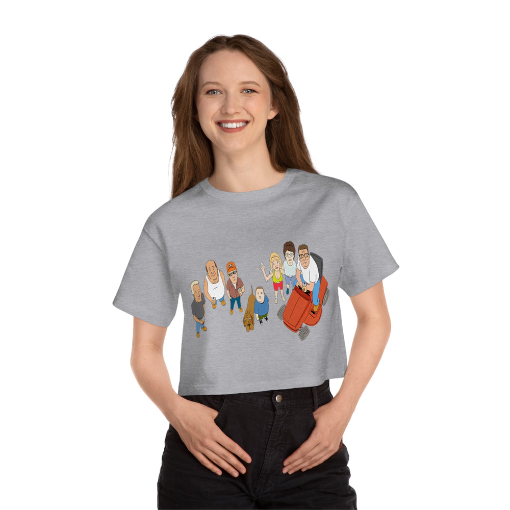 King Of The Hill Characters Champion Women's Heritage Cropped T-Shirt KOTH