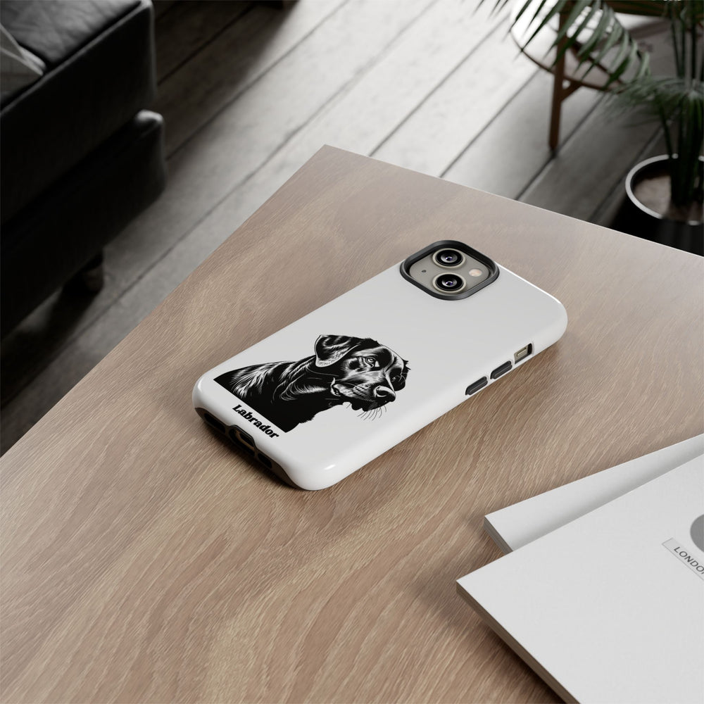 Black Lab Protective Phone Case