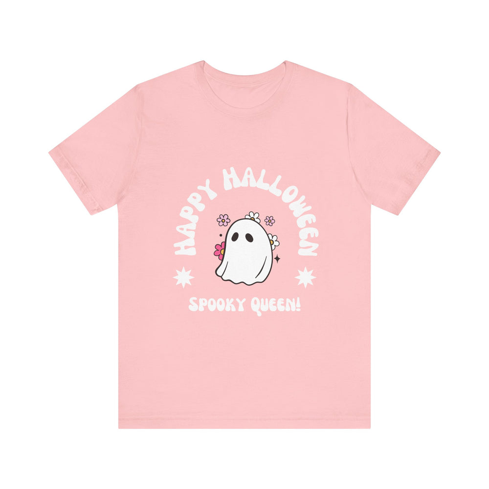 Happy Halloween Spooky Queen Unisex Jersey Short Sleeve Tee
