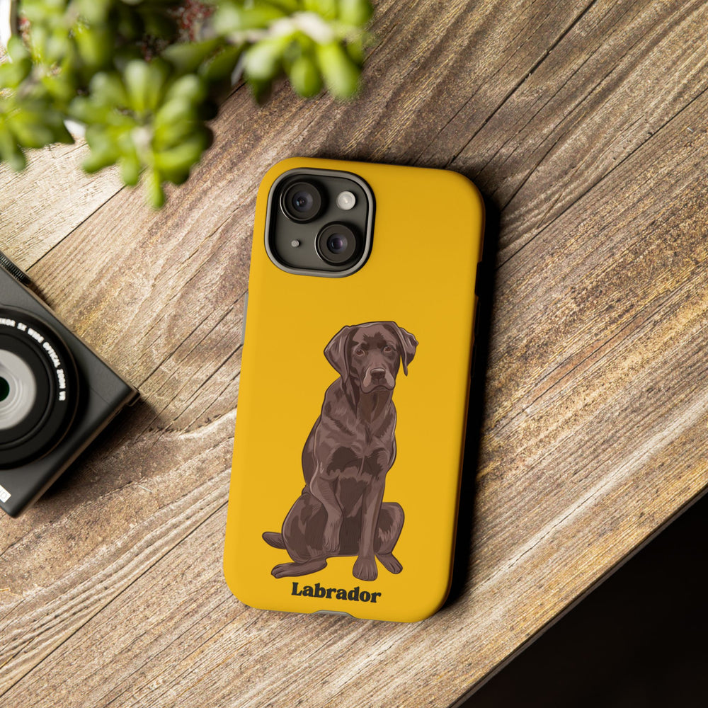 Chocolate Lab Protective Phone Case