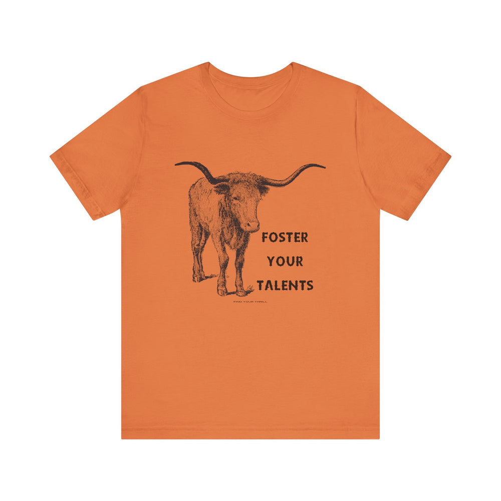 FOSTER Your Talents Longhorns Jersey Short Sleeve Tee