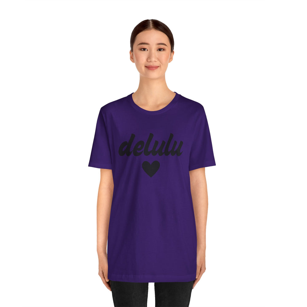 Delulu heart - Unisex Jersey Short Sleeve Tee