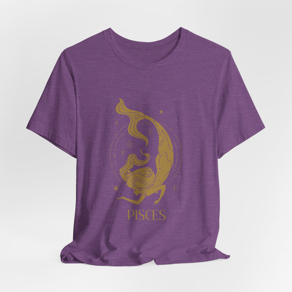 Pisces Constellation Zodiac Unisex Jersey Short Sleeve Tee