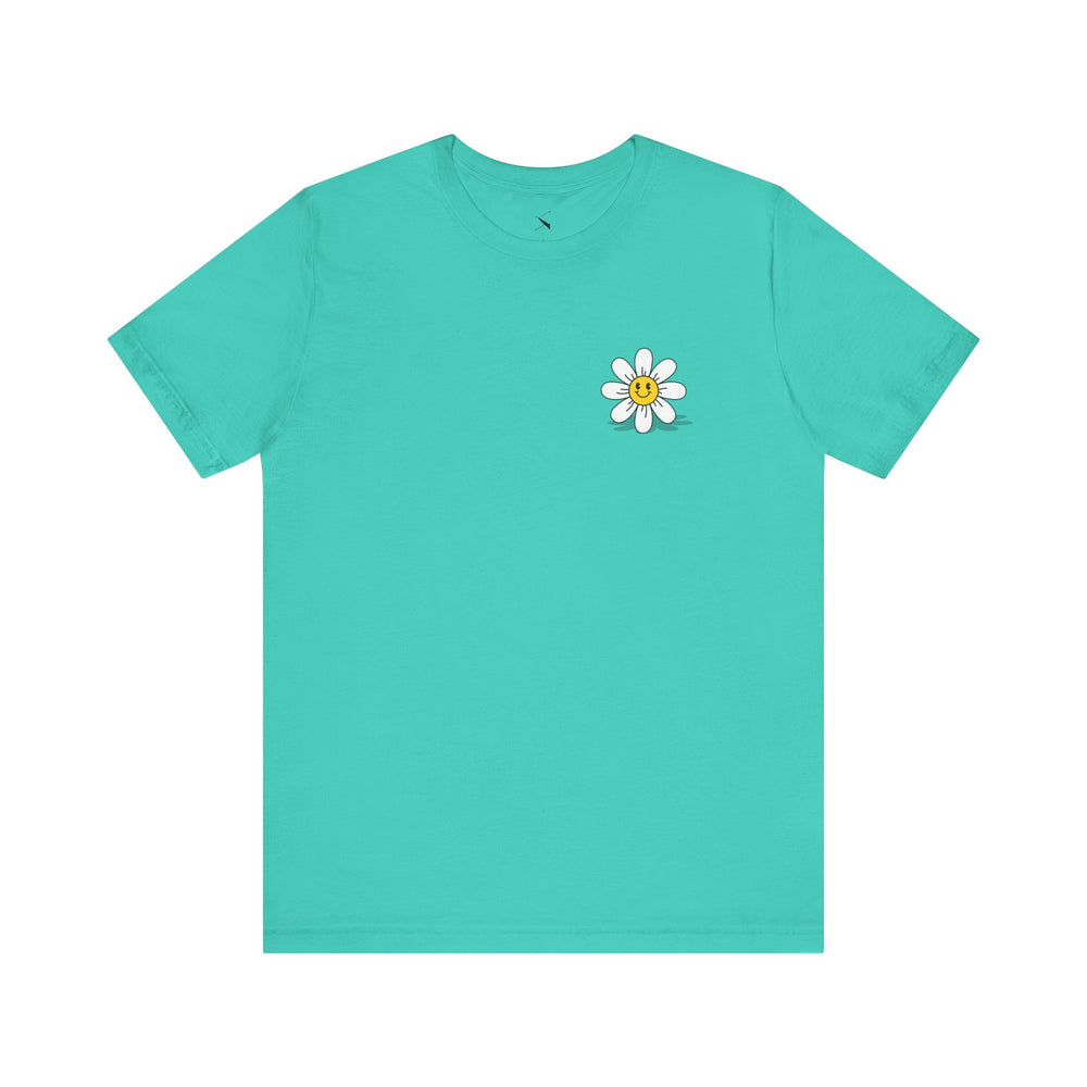 Smiling Daisy Men's Jersey Tee - Casual Summer Vibes