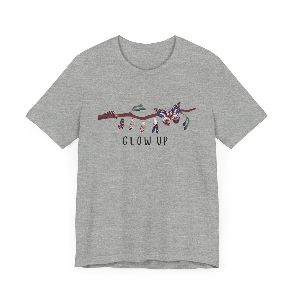 Glow Up Butterflies Jersey Short Sleeve Tee