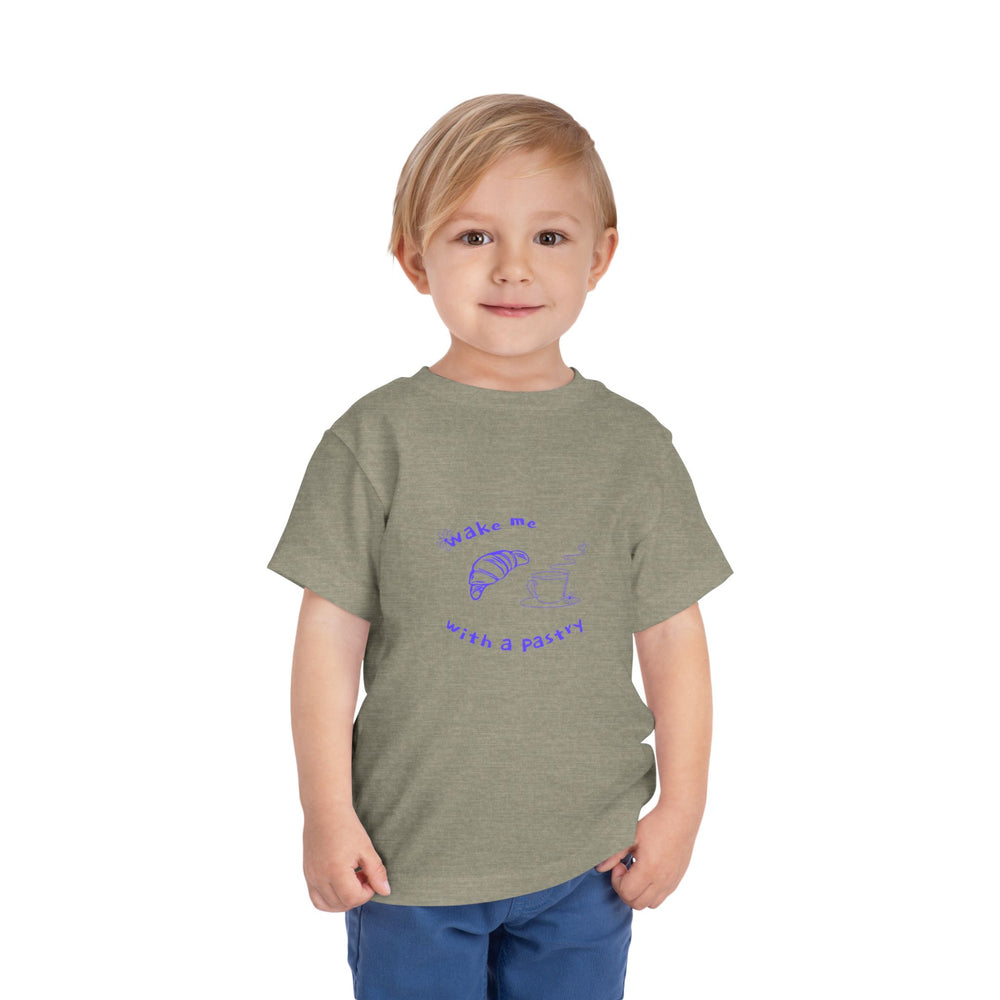 Wake Me With A Pastry Toddler Tee