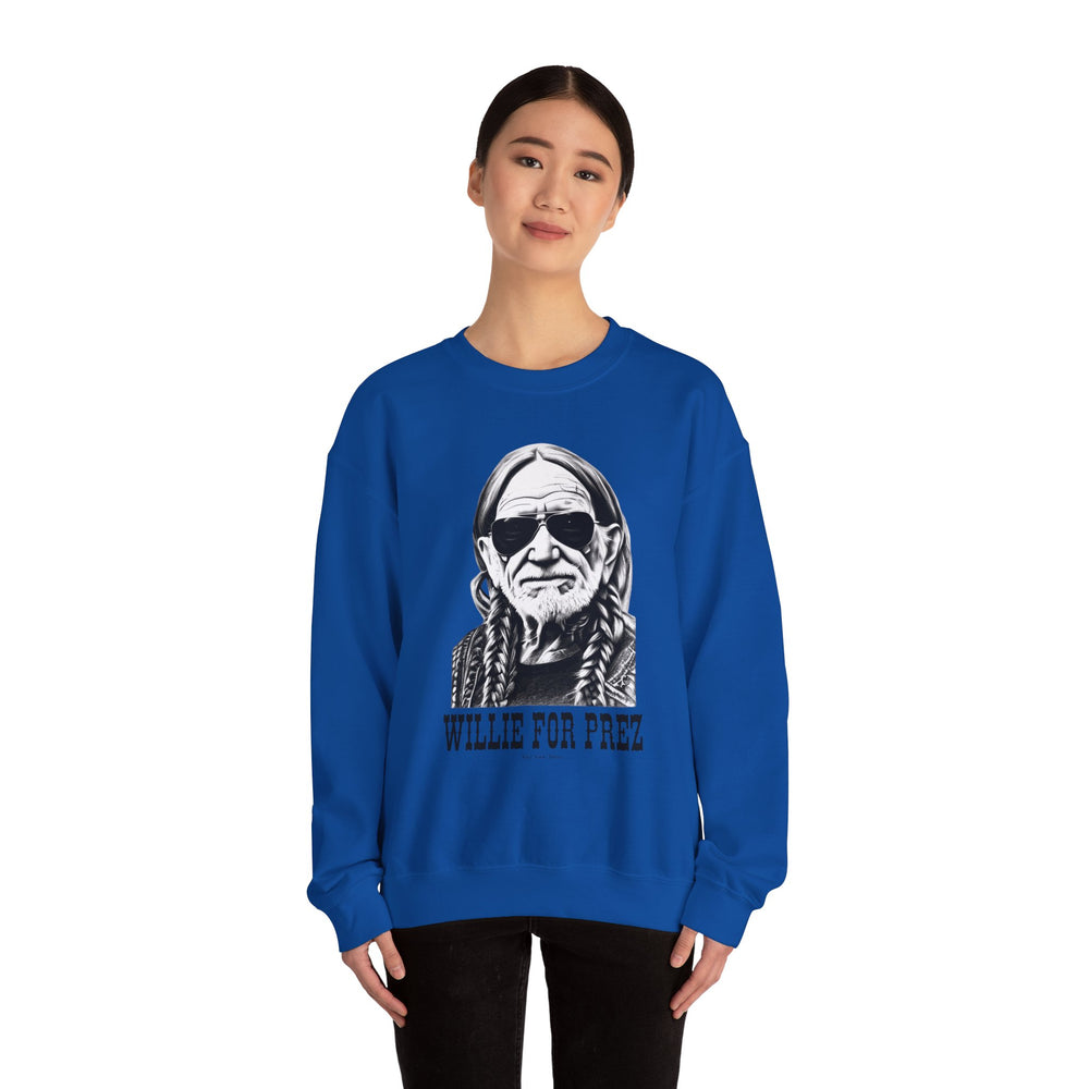 Willie For Prez Crewneck Sweatshirt