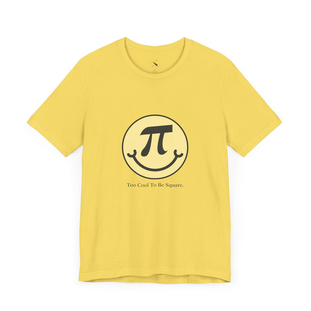 Pi Day Too Cool To Be Square Men's Jersey Short Sleeve Tee