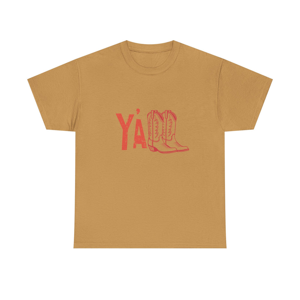 Y'ALL Cowboy Boots Tee