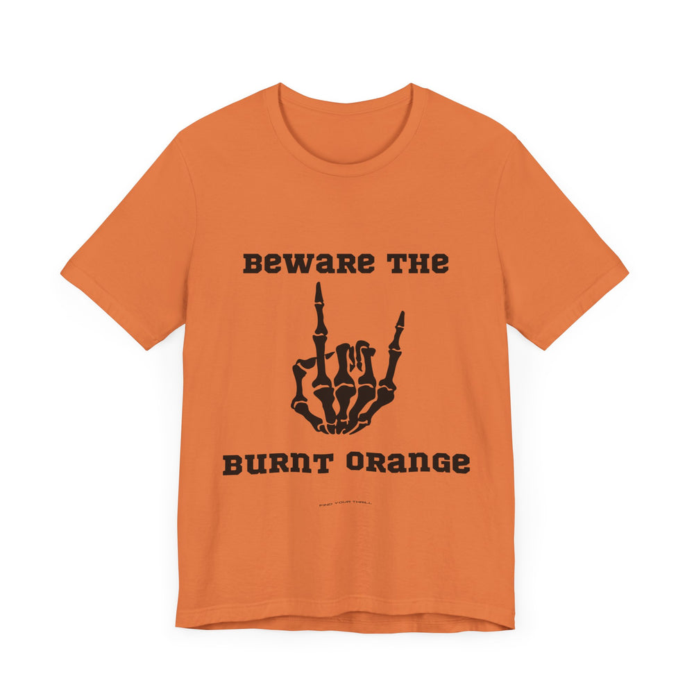Beware The Burnt Orange Men's Jersey Short Sleeve Tee