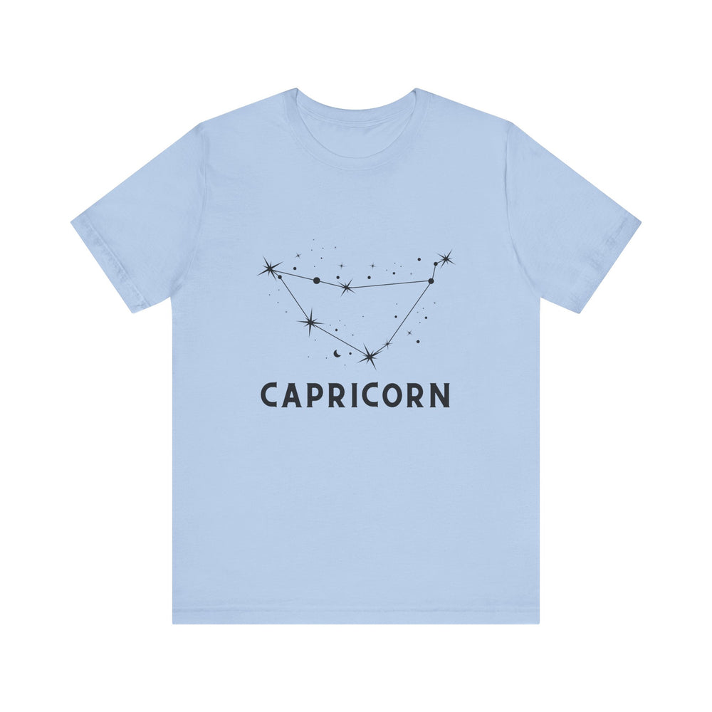 Capricorn Sea Goat Constellation Zodiac Unisex Jersey Short Sleeve Tee