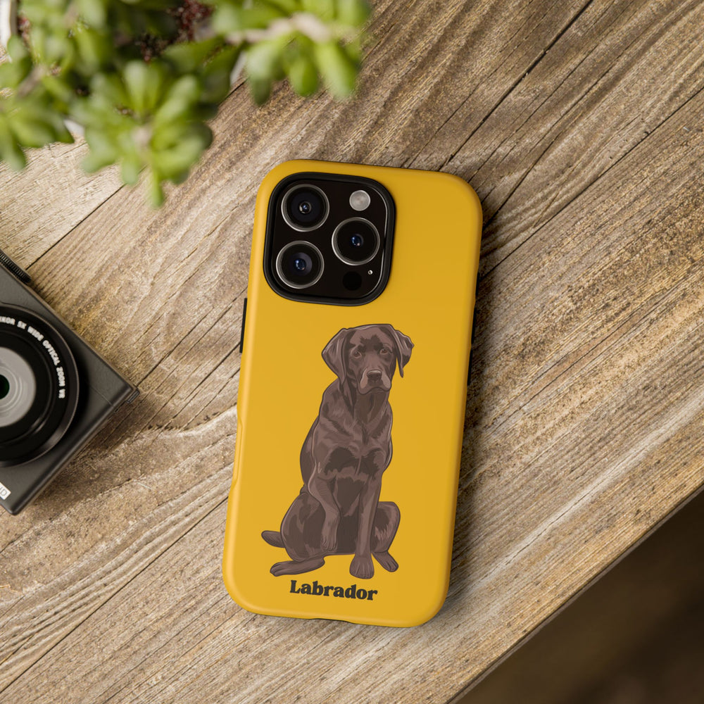 Chocolate Lab Protective Phone Case