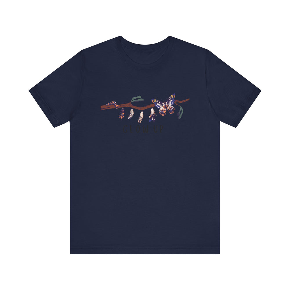 Glow Up Butterflies Jersey Short Sleeve Tee