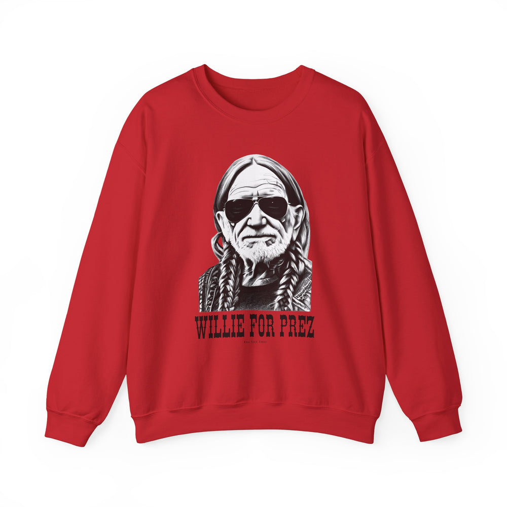 Willie For Prez Crewneck Sweatshirt