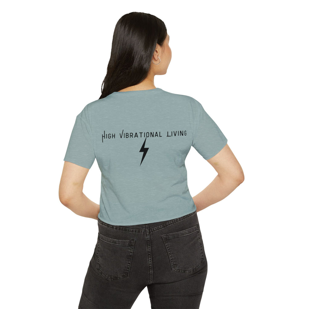 High Vibrational Living Women's Festival Crop Top