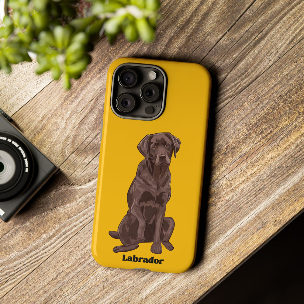 Chocolate Lab Protective Phone Case
