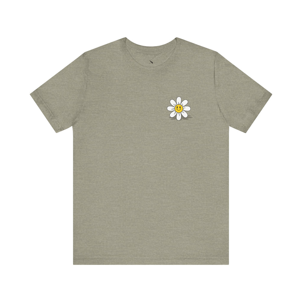 Smiling Daisy Men's Jersey Tee - Casual Summer Vibes