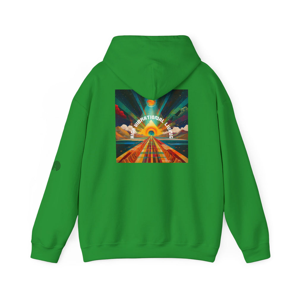 ✨ High Vibrational Living Hoodie