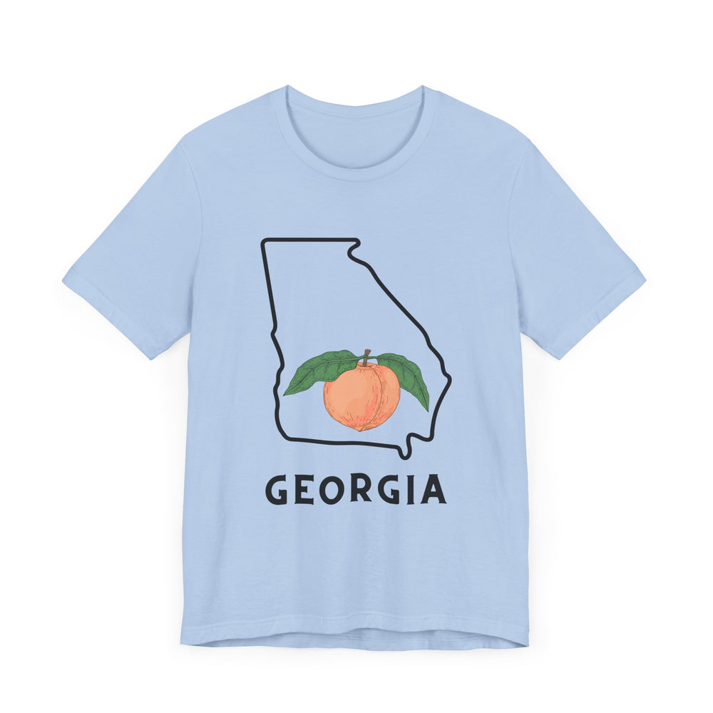 Georgia Peach State Unisex Jersey Short Sleeve Tee