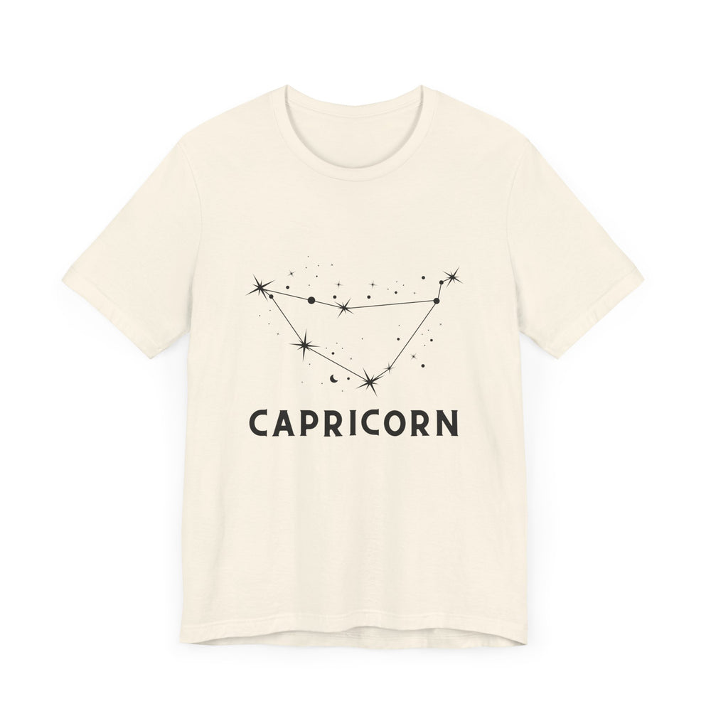 Capricorn Sea Goat Constellation Zodiac Unisex Jersey Short Sleeve Tee