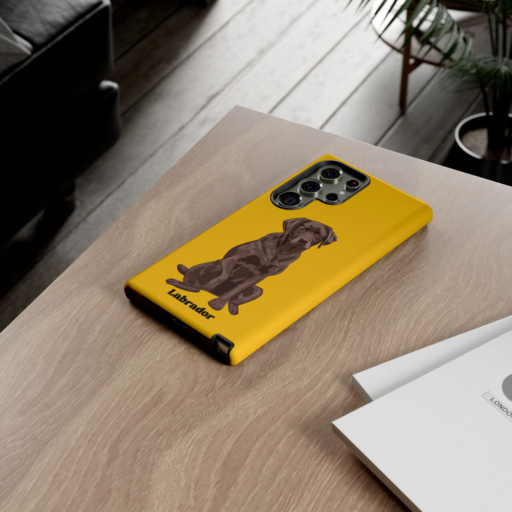 Chocolate Lab Protective Phone Case