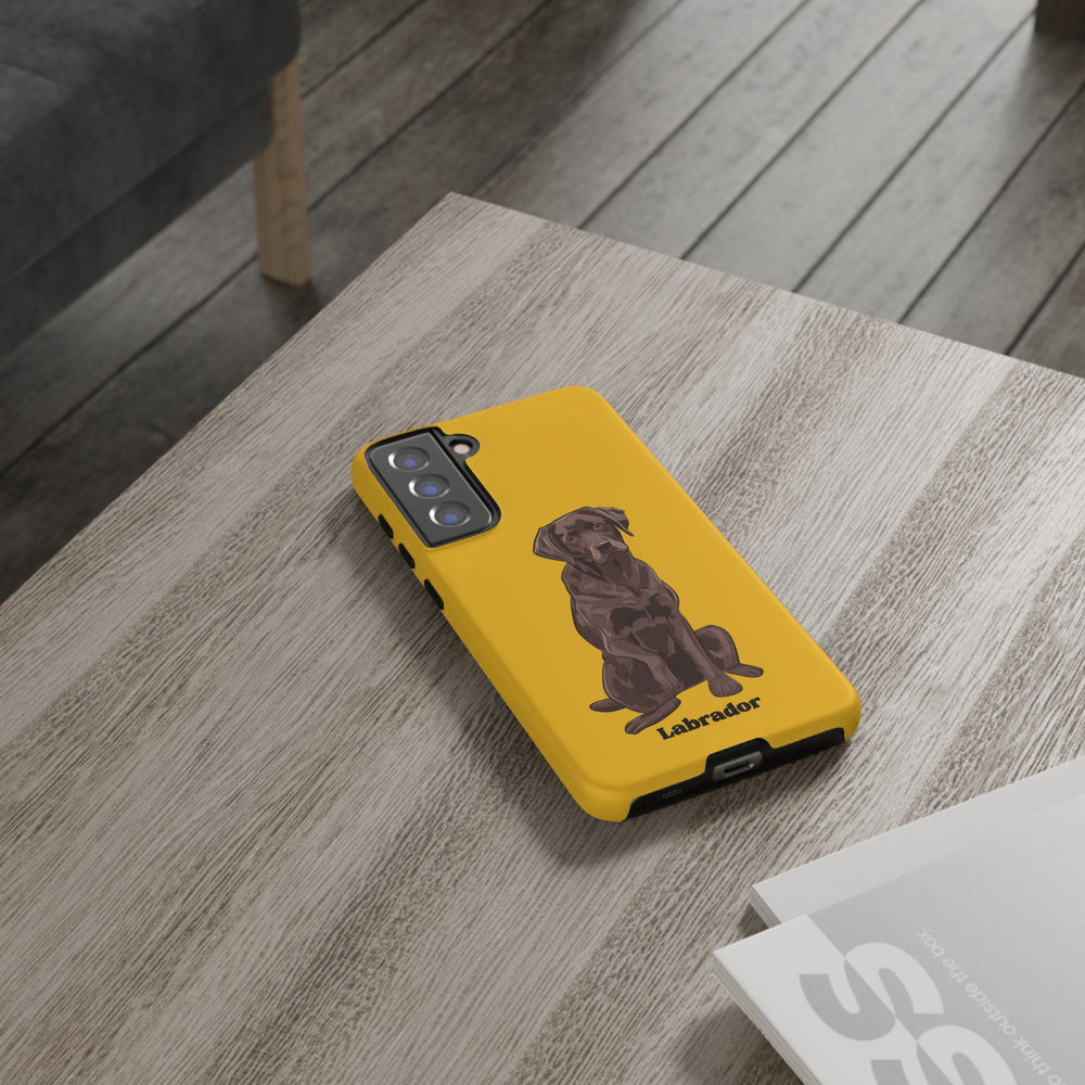 Chocolate Lab Protective Phone Case