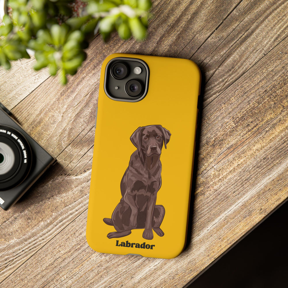 Chocolate Lab Protective Phone Case