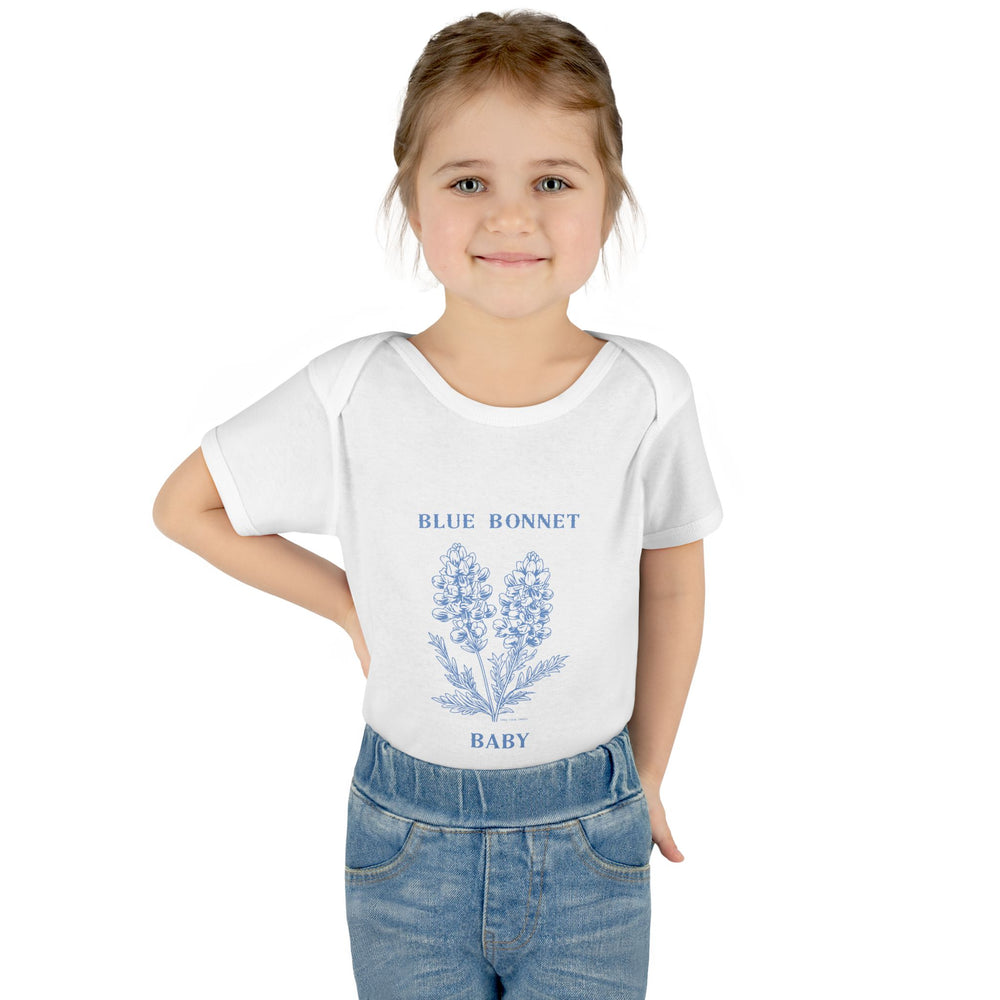 Blue Bonnet Baby Infant Baby Rib Bodysuit