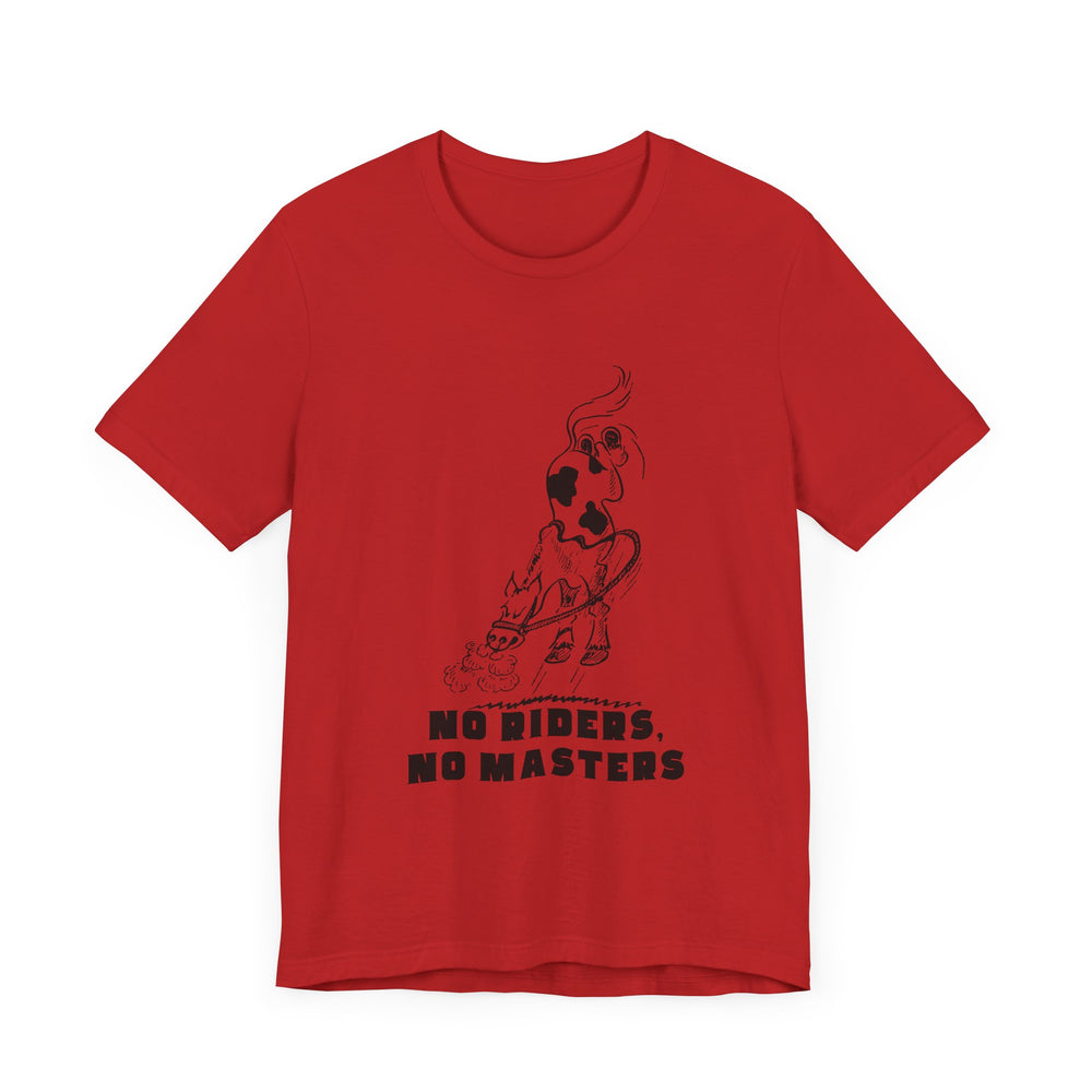 No Riders No Masters V.2 Jersey Short Sleeve Tee