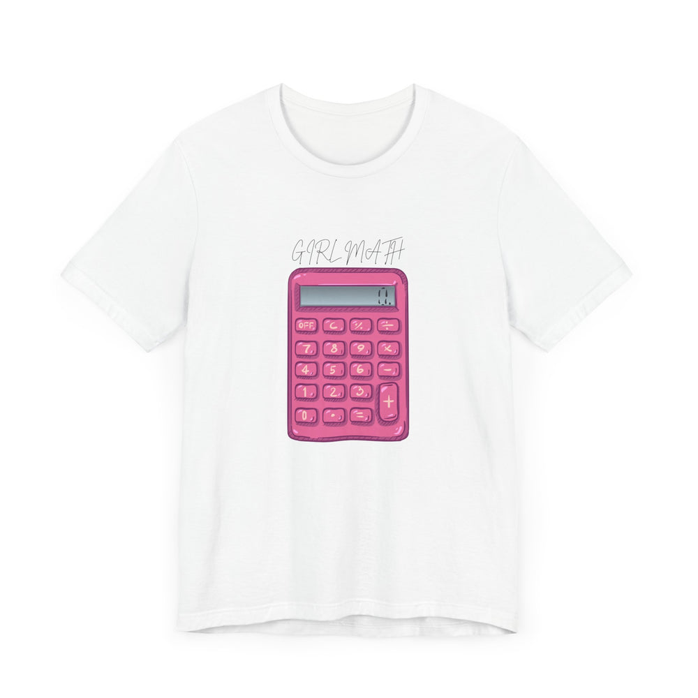 GIRL MATH Unisex Jersey Short Sleeve Tee