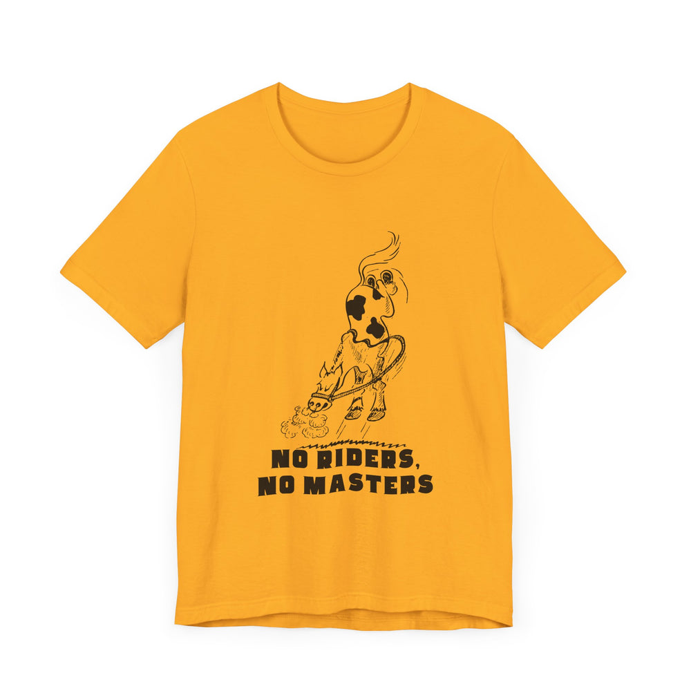 No Riders No Masters V.2 Jersey Short Sleeve Tee