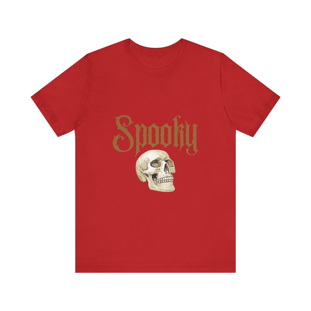 Spooky Skull Halloween Unisex Jersey Short Sleeve Tee