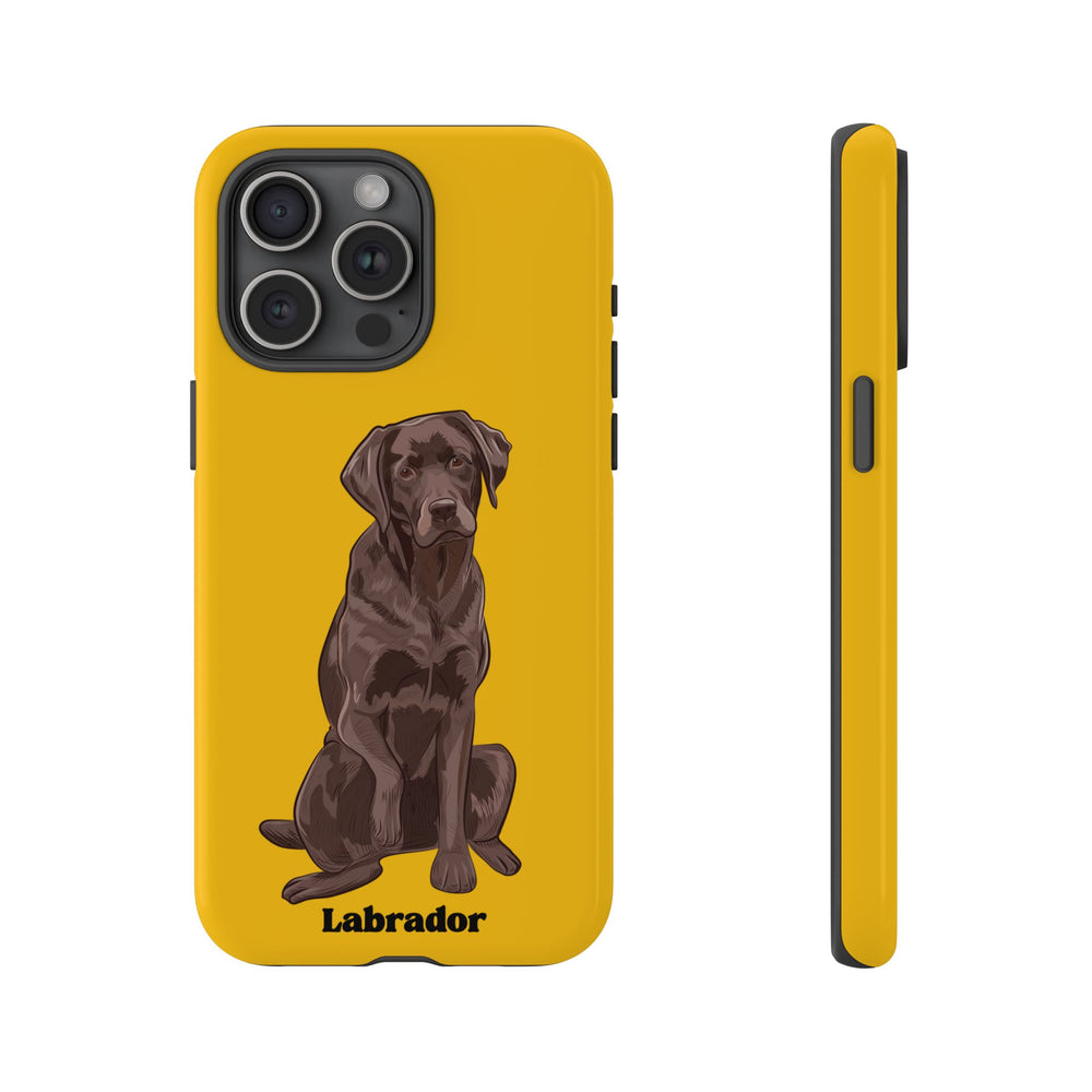 Chocolate Lab Protective Phone Case
