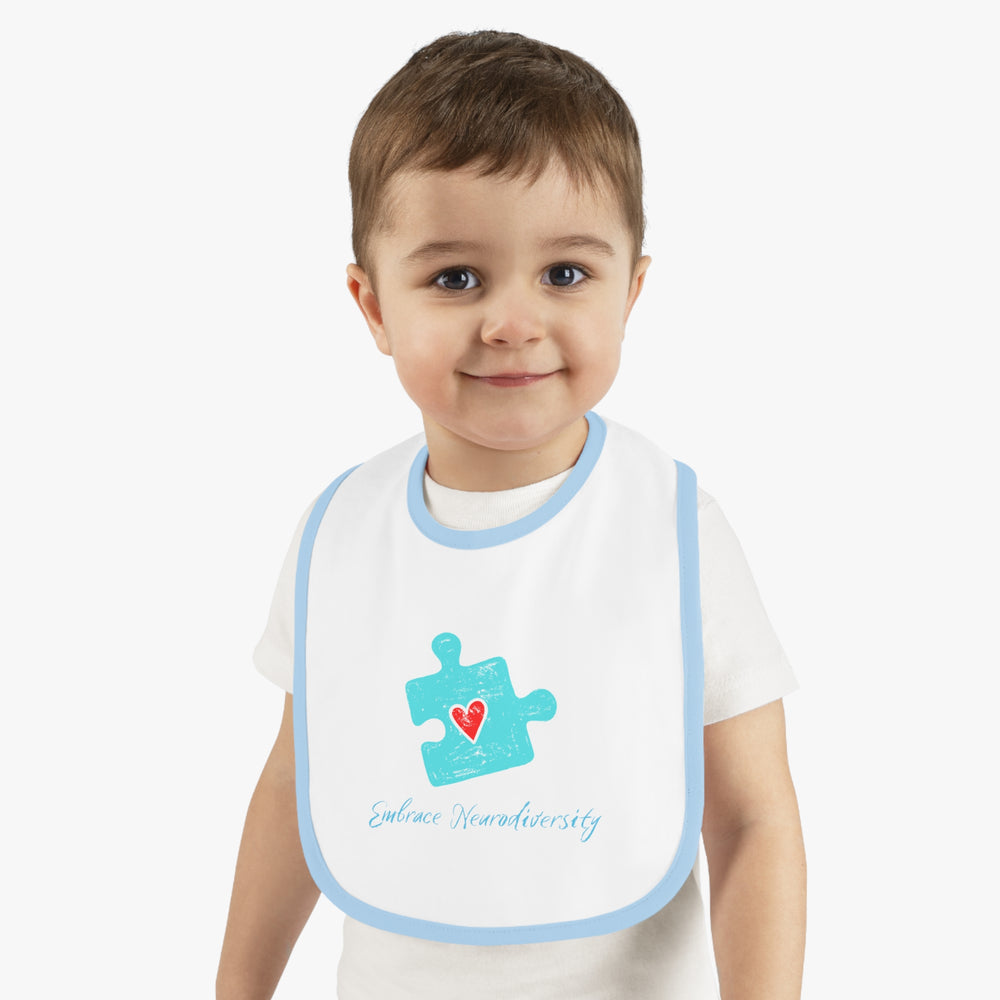 Embrace Neurodiversity Baby Jersey Bib